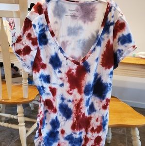 Motherhood Maternity ruched shirt top